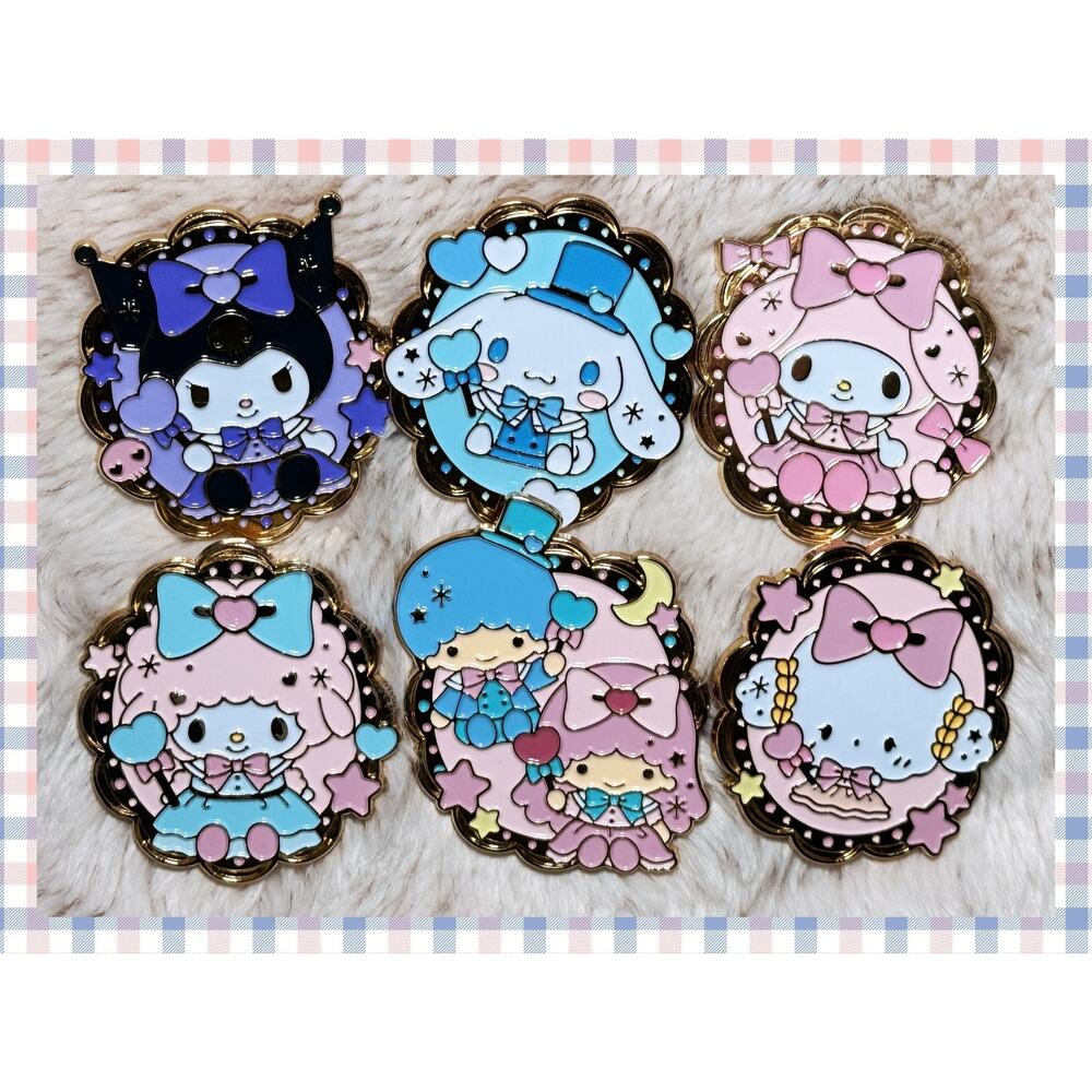 6 Sanrio Fes Hello Kitty Hong Kong Festival Pin Lot Cinnamoroll Kuromi My Melody